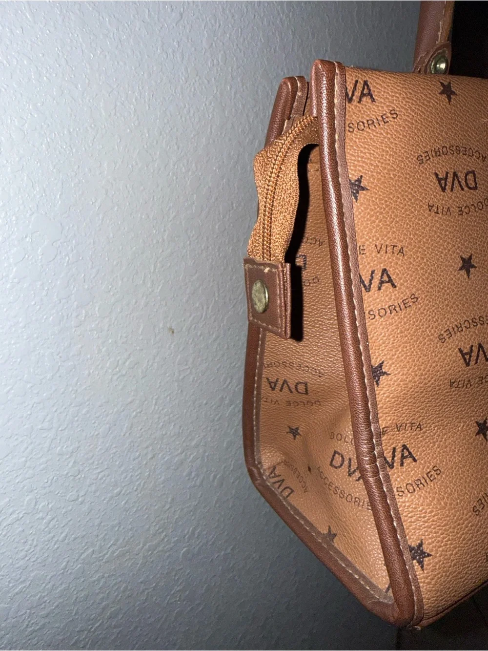Vintage Jackson Dolce Vita top-handle monogram handbag